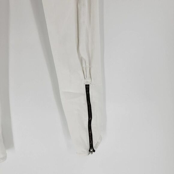 Rag & bone white capri jeans zip 24 skinny - Picture 3 of 5